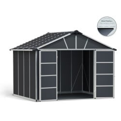 Abri de jardin Yukon Canopia - Sol inclus