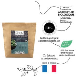 Biochar mycorhizé Trilis Terra fertilis - Granulométrie 2-4 mm, 5 et 10 kg