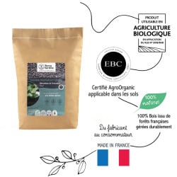 Biochar mycorhizé Trilis Terra fertilis - Granulométrie 2-4 mm, 5 et 10 kg
