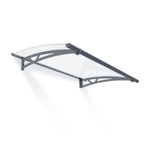 Auvent de porte Altair en kit Canopia - Vitrage transparent