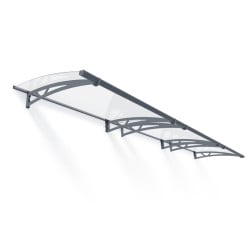 Auvent de porte Altair en kit Canopia - Vitrage transparent