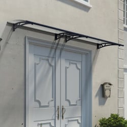 Auvent de porte Altair en kit Canopia - Vitrage transparent