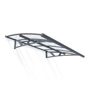 Auvent de porte Amsterdam en kit Canopia - Vitrage transparent