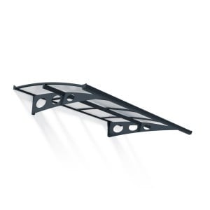 Auvent de porte Herald en kit Canopia - Vitrage translucide