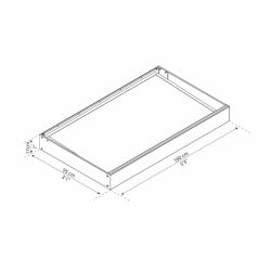 Auvent de porte Sophia Canopia - Vitrage transparent