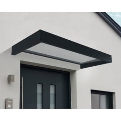 Auvent de porte Sophia Canopia - Vitrage transparent