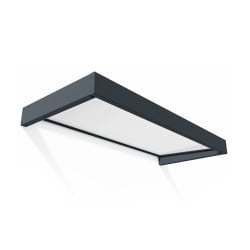 Auvent de porte Sophia Canopia - Vitrage blanc translucide