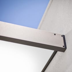 Auvent de porte Sophia Canopia - Vitrage blanc translucide