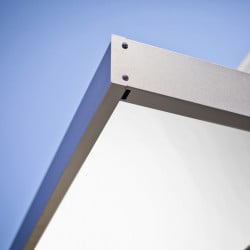 Auvent de porte Sophia Canopia - Vitrage blanc translucide
