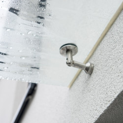 Auvent de porte Taurus Canopia - Vitrage transparent - 140 x 90 cm