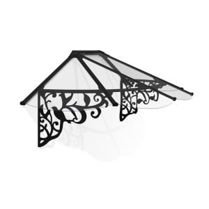 Marquise de porte Lily en kit Canopia - Vitrage transparent