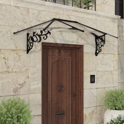 Marquise de porte Lily en kit Canopia - Vitrage transparent
