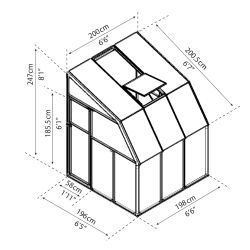 Solarium Sunroom Canopia - En kit