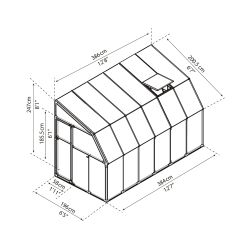 Solarium Sunroom Canopia - En kit