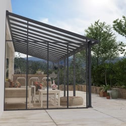 Panneau latéral Sidewall Canopia pour pergolas - Gris