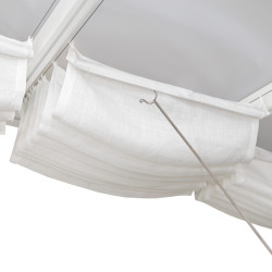 Store de toit Canopia Blanc pour pergola Sierra,  Feria, Capri
