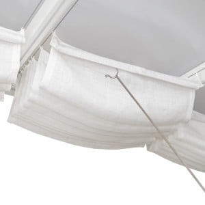 Store de toit Canopia Blanc pour pergola Sierra,  Feria, Capri