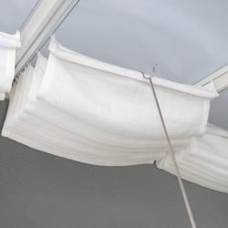Store de toit Canopia Blanc pour pergola Sierra,  Feria, Capri