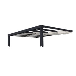 Stores de toit Canopia blanc pour Pergola Stockholm