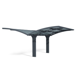 Carport Arizona double breeze wings & arch en kit Canopia