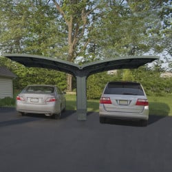 Carport Arizona double breeze wings & arch en kit Canopia