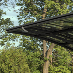 Carport Arizona double breeze wings & arch en kit Canopia