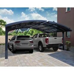 Carport Arizona double wave wings & arch en kit Canopia