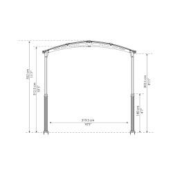 Carport Arcadia Alpine 4300 en kit Canopia