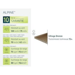 Carport Arcadia Alpine 4300 en kit Canopia