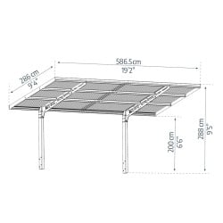 Carport Sidney flat wave Canopia