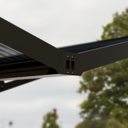 Carport double Sydney Ailes Noires Canopia (rupture de stock)