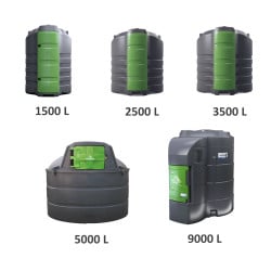 Cuves gasoil fixes FuelMaster Kingspan 1500 L à 9000 L compteur numérique, 79 L/min