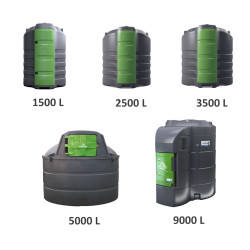 Cuves gasoil fixes FuelMaster Kingspan 1500 L à 9000 L compteur digital, 79 L/min