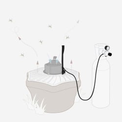 Kit amélioration CO2 BG-BOOSTER piège moustiques Biogents BG-Mosquitaire