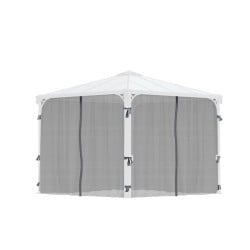 Filets gris Canopia pour tonnelles Palermo/Martinique/Milano 217 x 366 cm