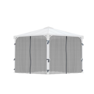 Filets gris Canopia pour tonnelles Palermo/Martinique/Milano 217 x 366 cm