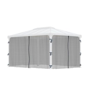 Filets gris Canopia pour tonnelles Martinique 4300 - 217 x 401 cm