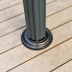 Tonnelle de jardin héxagonale en kit Roma Canopia - 359 x 414,5 cm