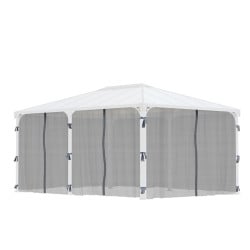Filets gris Canopia pour tonnelles Martinique 5000 et Milano 4300 - 217 x 465 cm