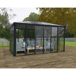 Tonnelles de jardin fermées en kit Ledro Canopia