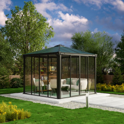 Tonnelles de jardin fermées en kit Ledro Canopia
