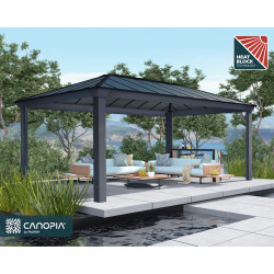 Tonnelles de jardin Dallas grise Canopia