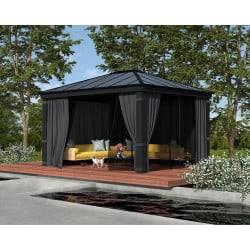 Tonnelles de jardin Dallas grise Canopia