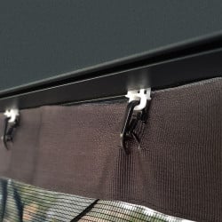 Filets gris Canopia pour tonnelle Dallas - 440 x 212 cm
