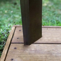 Abri barbecue Austin Canopia, Aluminium noire - 180 x 284 cm (RUPTURE DE STOCK ?)