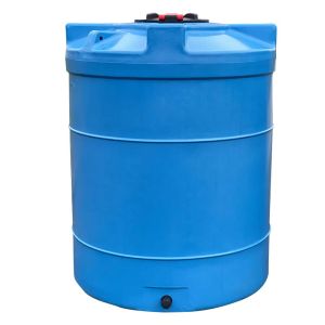 Cuve de stockage d’eau aérienne 3000 L, en PEHD bleu