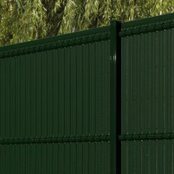 Kit d'Occultation latte PVC Vert pour panneau MOREDA - Longueur 2 m