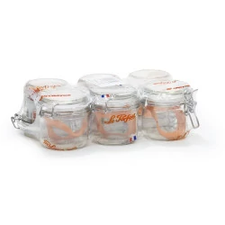 Terrines "Super" 200 g - Ø 70 mm Le Parfait, lot de 6  ou palette complète