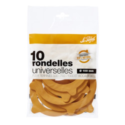 Rondelles / joints bocaux et terrines "Super" Ø 100 mm Le Parfait, sachet de 10