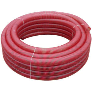 Tuyau spiralé viticole SPIRABEL VENDANGES SF Rouge - Longueur 25 m Tricoflex